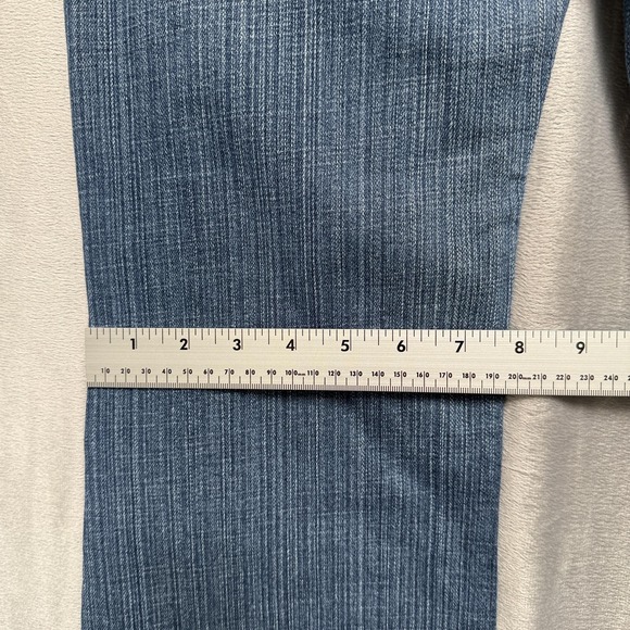 Gloria Vanderbilt Jeans Womens 10 Short Blue Denim Stretch Straight Leg Mid Rise - Picture 12 of 15